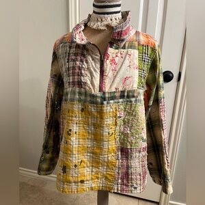 Magnolia Pearl Patchwork pullover